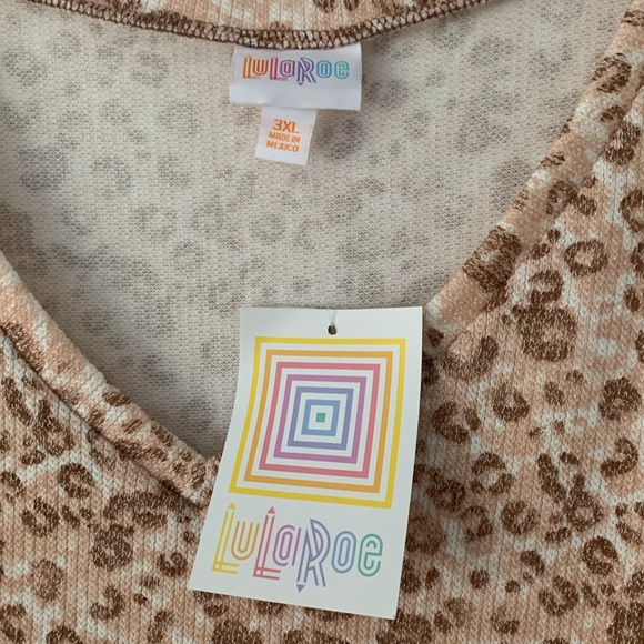 Lula Roe Sleeveless Patterned Top - Picture 2 of 3